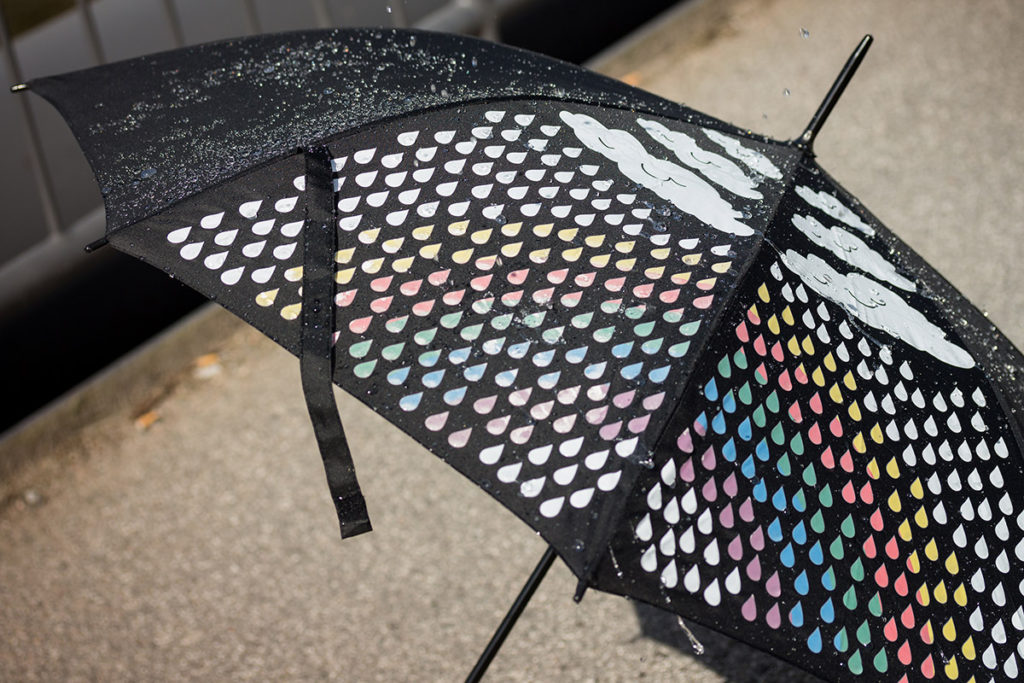 Colormagic-Regenschirm: Werbeartikel mit Wow-Effekt