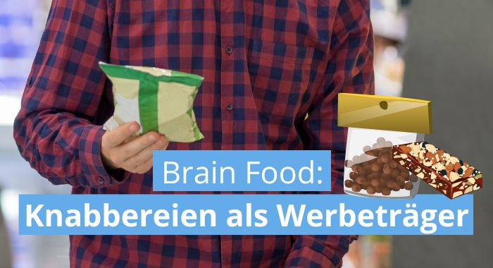 Brain Food: Knabbereien als Werbeträger